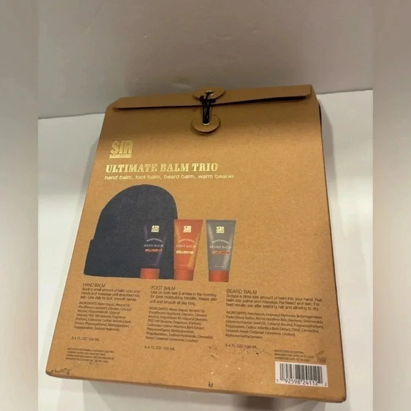 SIR Handsome Ultimate Balm Trio With Knit Beanie 4 Piece Set - Picture 2 of 2